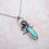 Thumbnail: Ruby and Moonstone Sterling Silver Necklace
