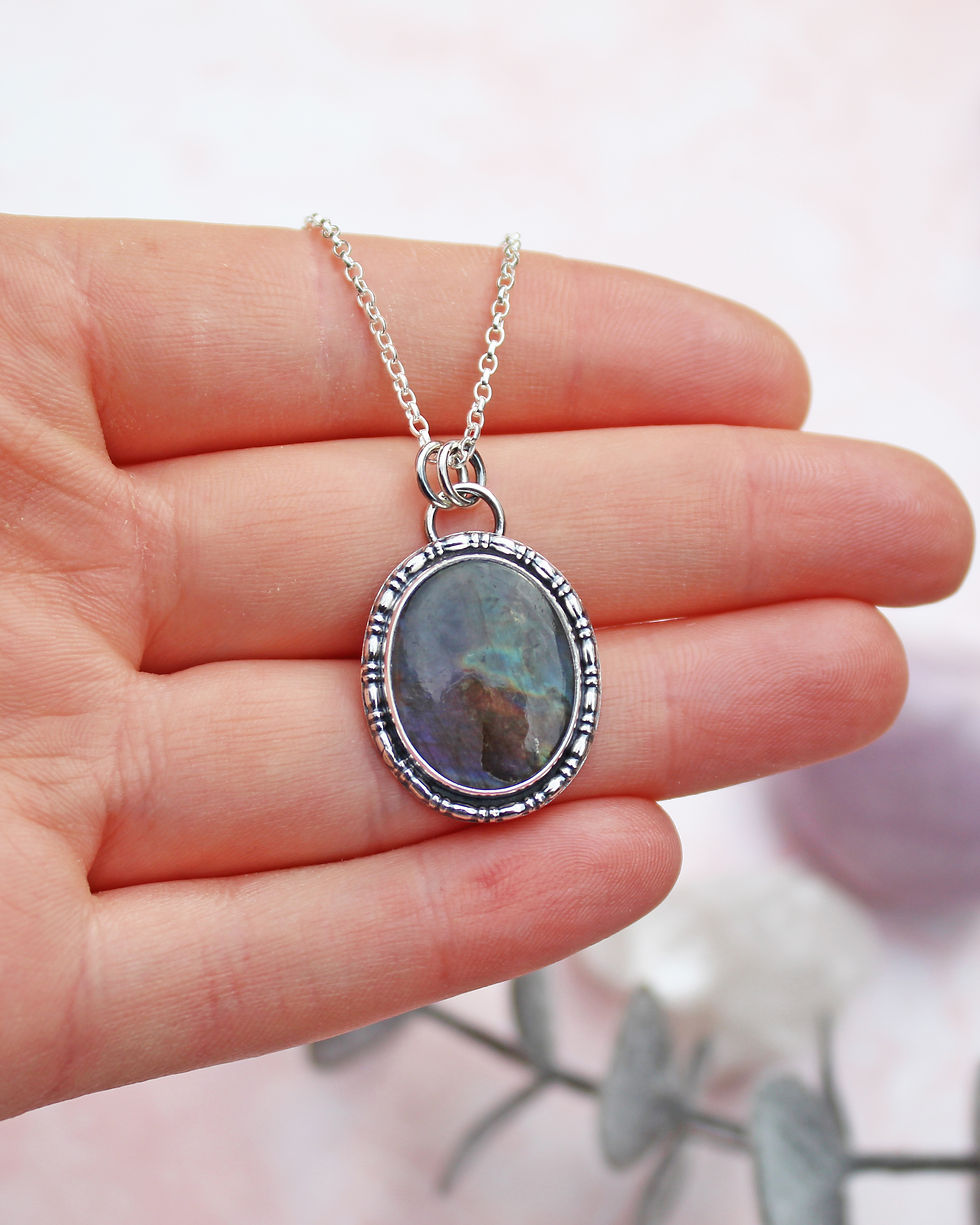 Thumbnail: "Ophelia" Sterling Silver Necklace