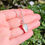 Thumbnail: Mother of Pearl Coffin Sterling Silver Necklace
