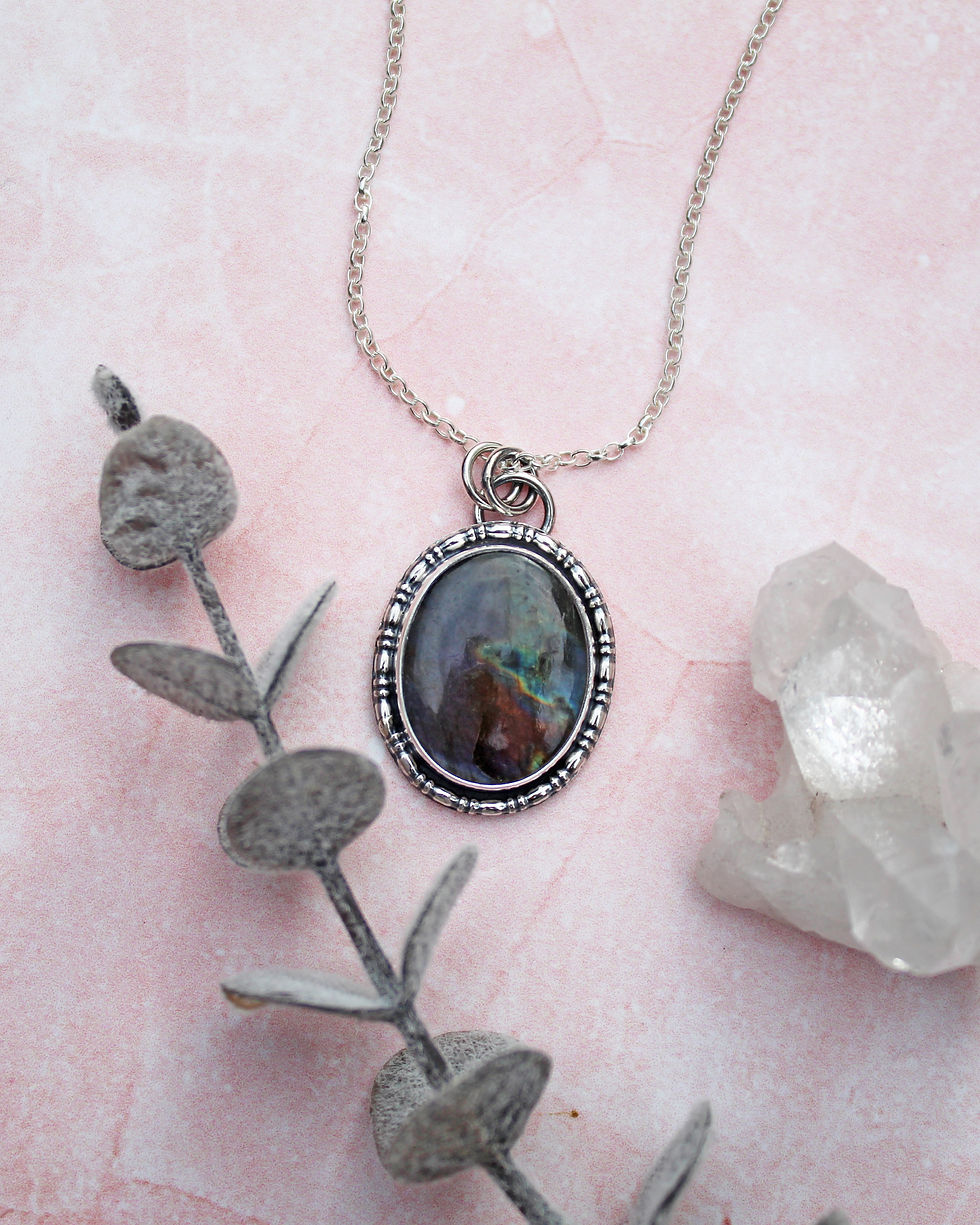 Thumbnail: "Ophelia" Sterling Silver Necklace