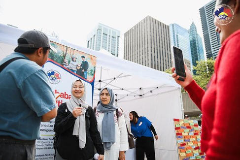 Newcomers at Toronto Newcomer Day