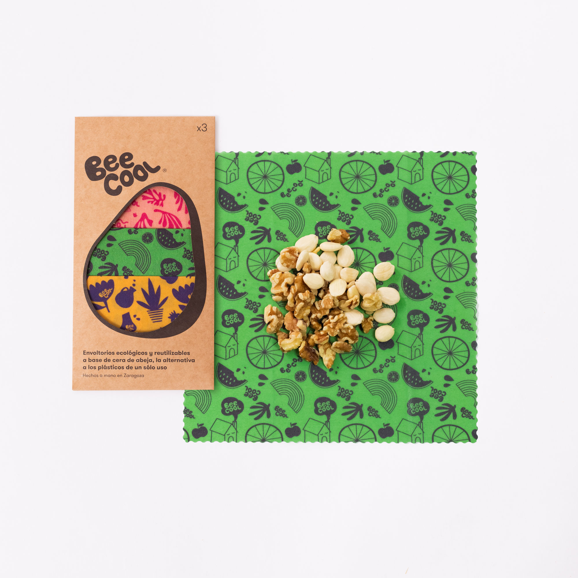 Pack M de envoltorios de cera de abeja