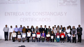 Entrega ITEA constancias a ciudadanos de Texoloc
