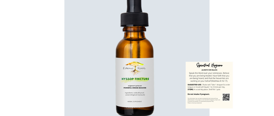 Ezob (Hyssop) Tincture