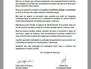 Invitación - Pastoral de adultos