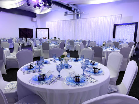 baby shower event venue tables and chairs