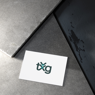 Logo application mockup for financial brand identity design