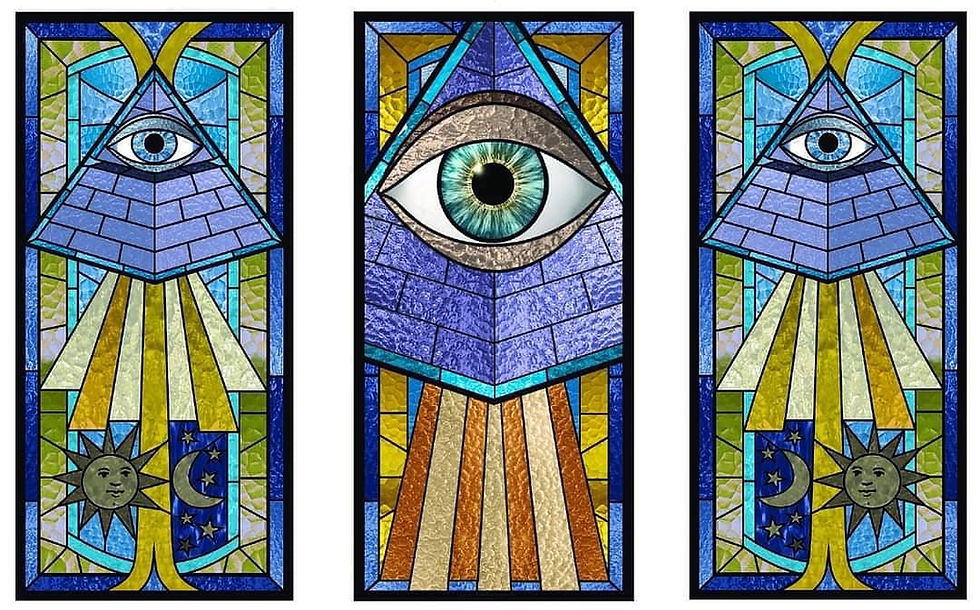 Spitting Image Illuminati design for set