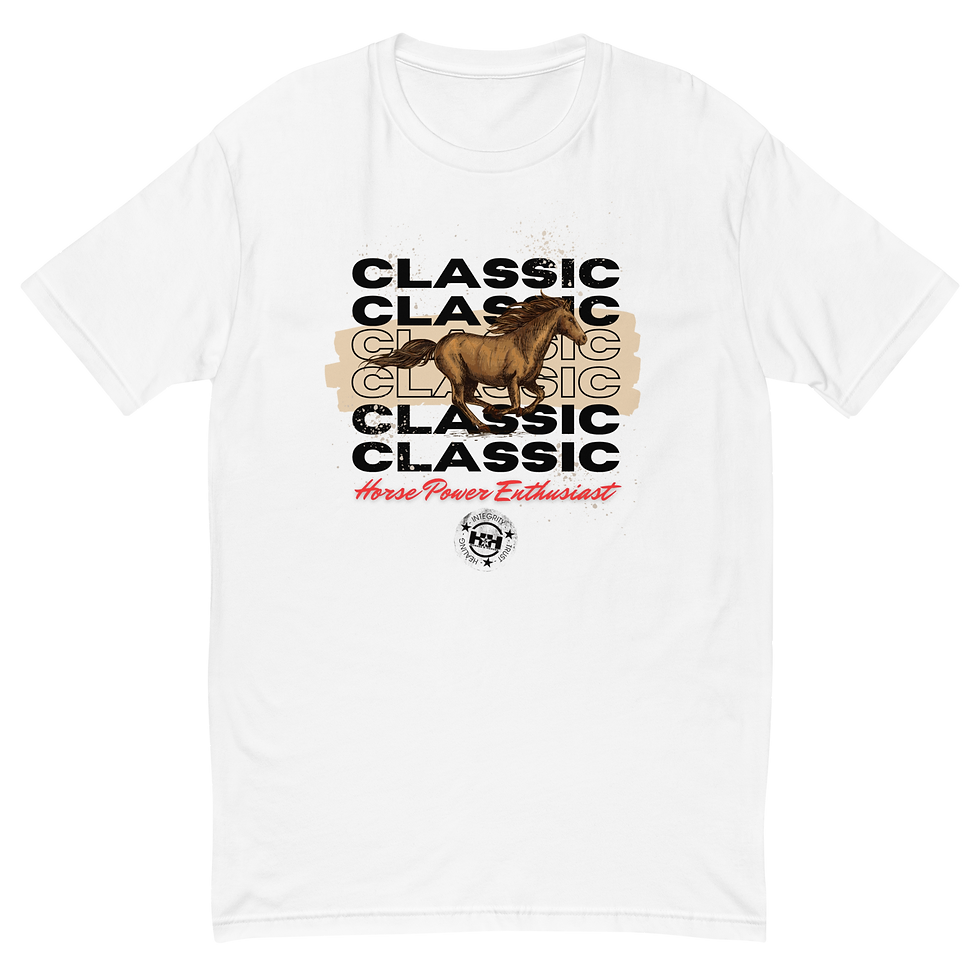 Thumbnail: Men's Short Sleeve T-shirt - Classic Horse Power Enthusiast
