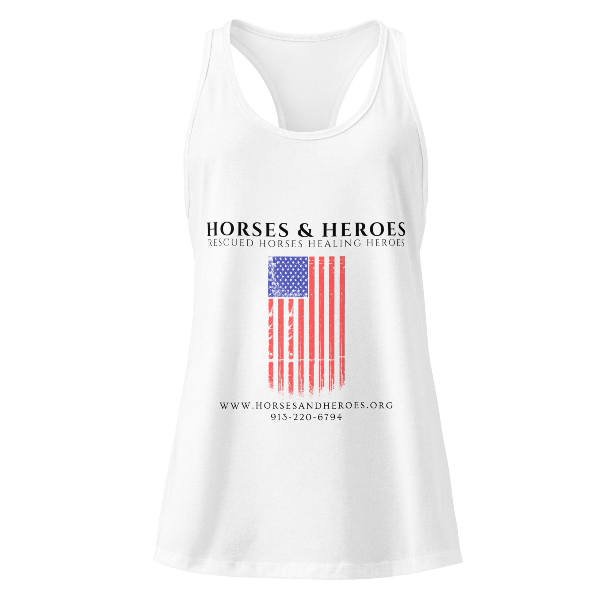 Women’s fitted racerback tank top