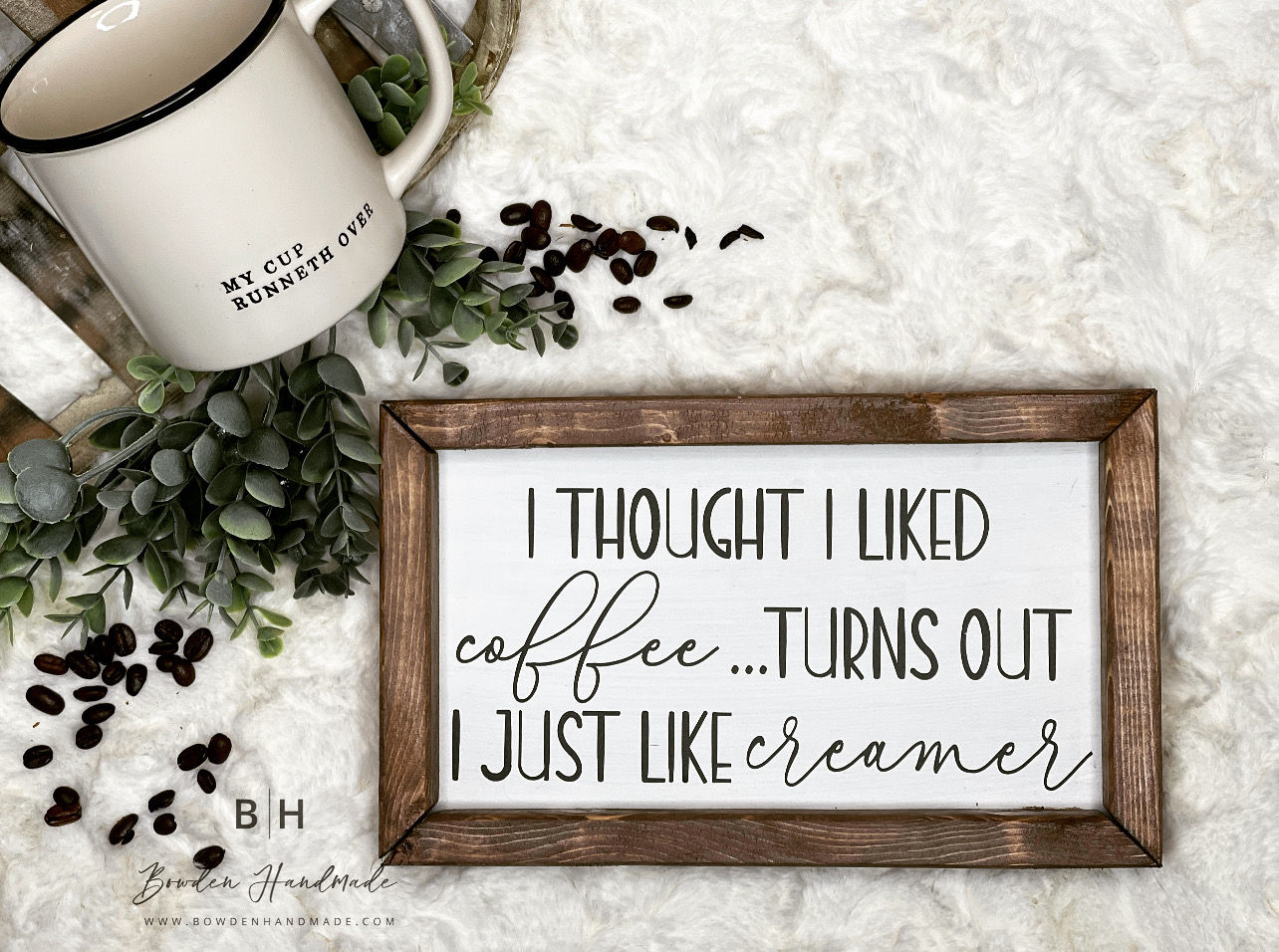I thought I liked coffee.. turns out I like creamer | Coffee Sign