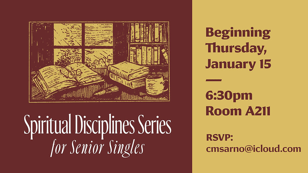 Spiritual Discipline Series
