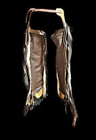 Black and White Wooly Chaps back 24 duncan vezain saddlery.jpg