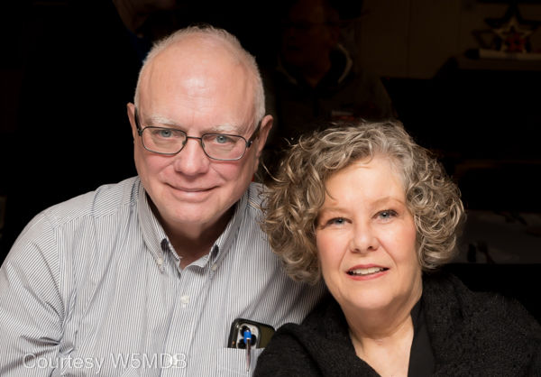 Allan Batteiger WB5QNG and Debra Batteiger smile at the camera.