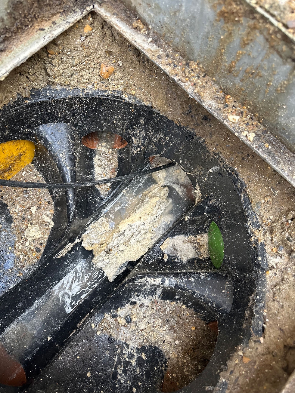 Blocked Manhole