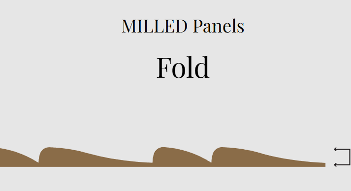 Fold milled panel