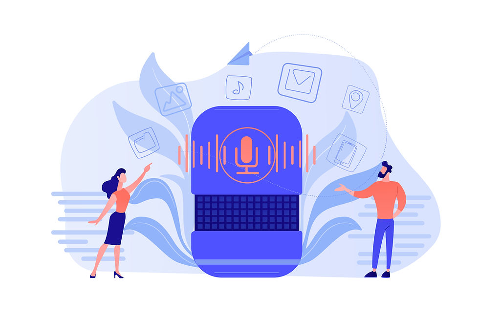speech to text visual