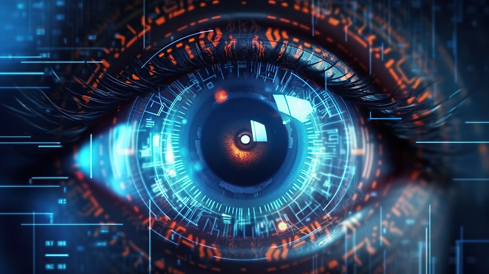 An AI generated eye