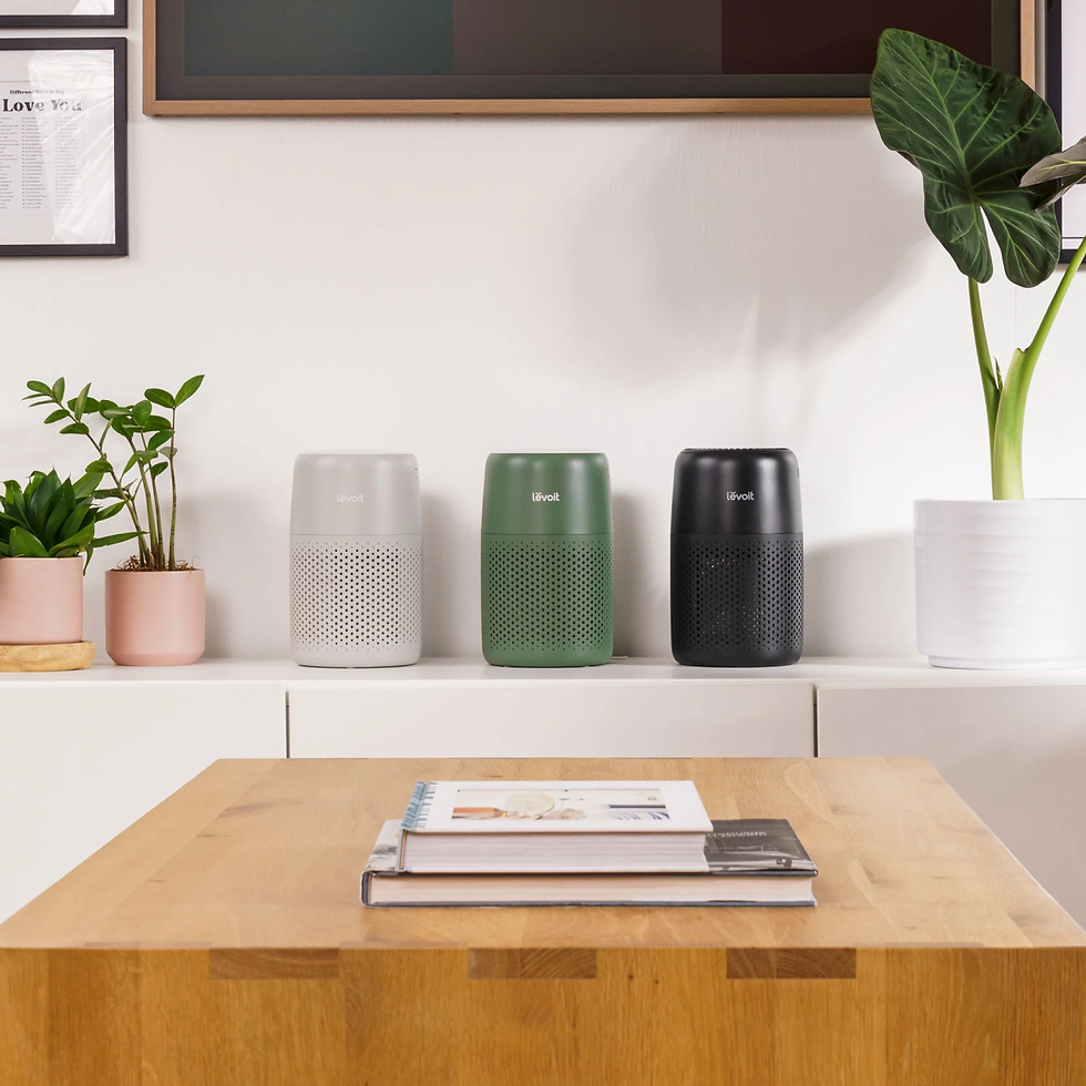Thumbnail: Core Mini-P 255 Sq Ft 3-Stage Filtration Desktop Air Purifier with Aromatherapy 