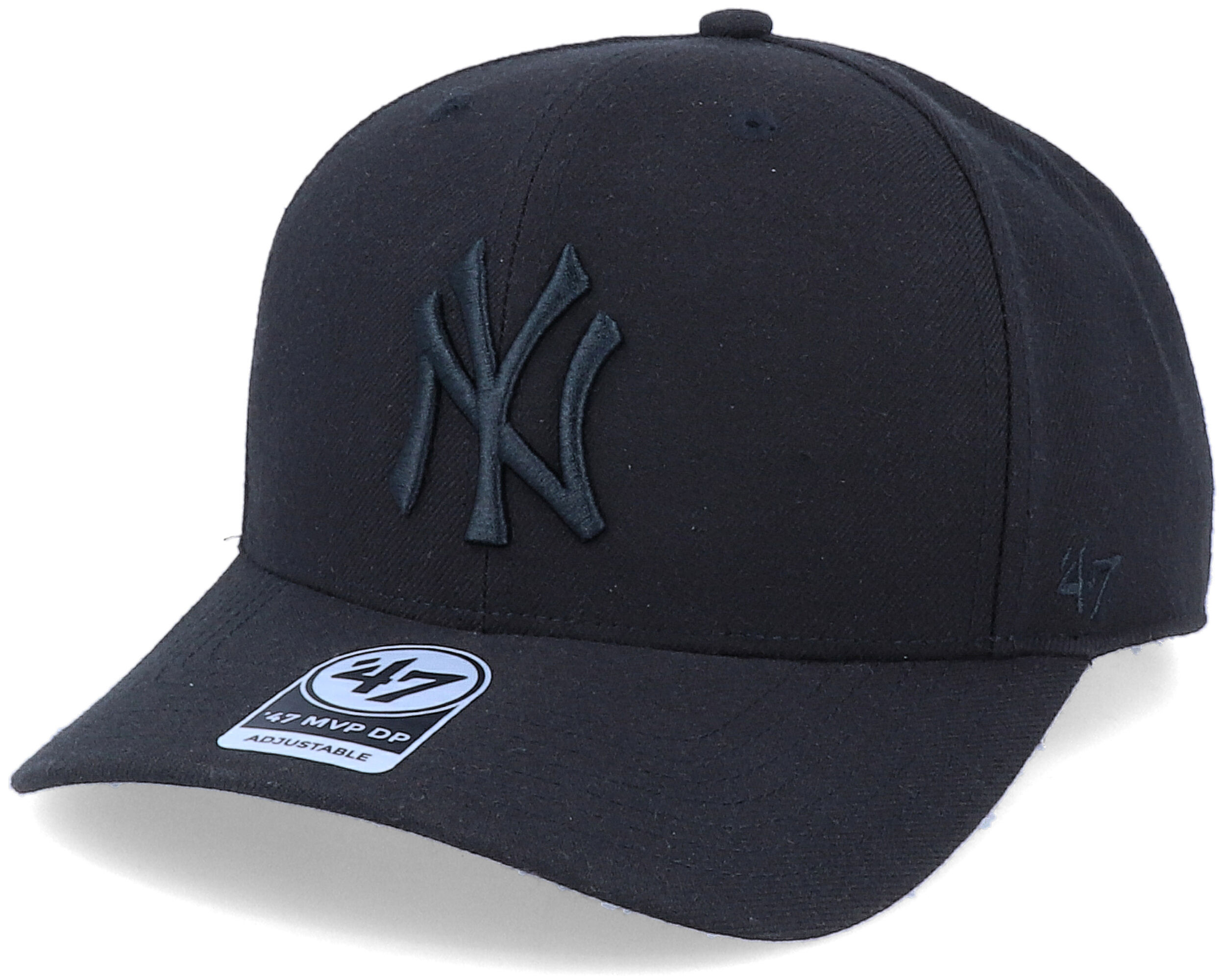 New York Yankees 47 Brand Cap Hat 47 MVP - Black/Black
