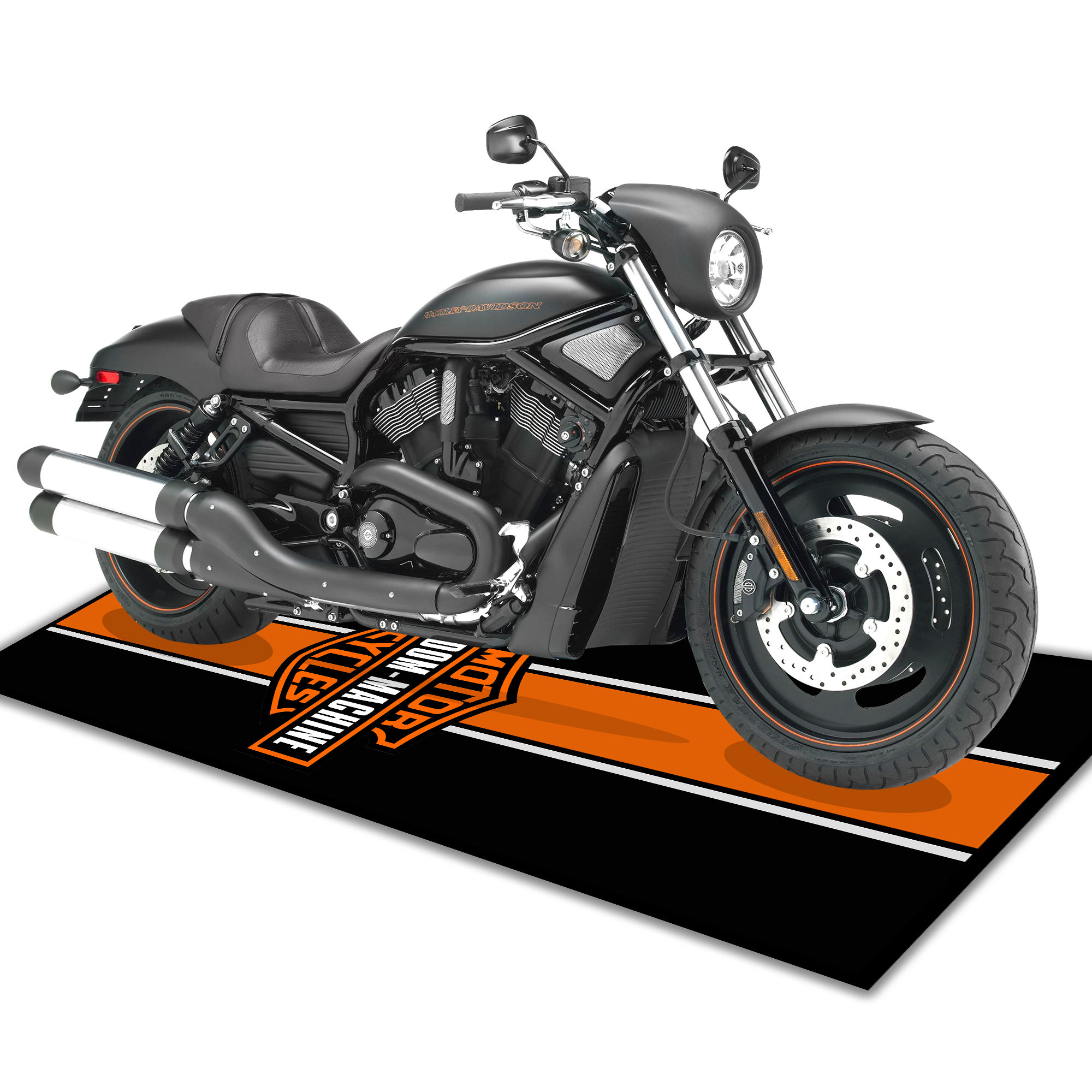 Motorcycle Garage Floor Pit Mat Workshop Harley Davidson Size 78'