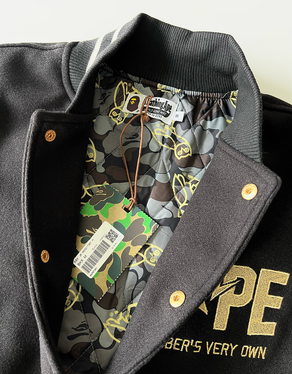 Thumbnail: BAPE X OVO VARSITY JACKET MENS