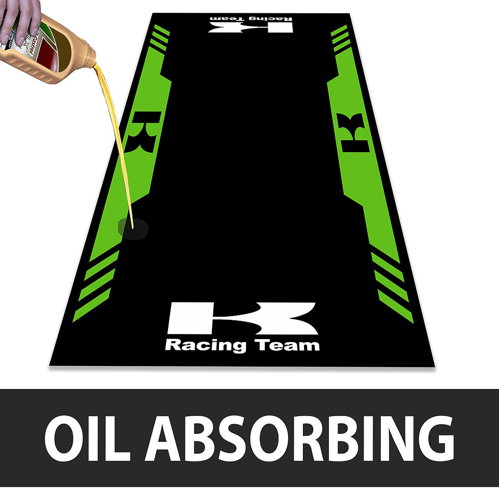 Thumbnail: Motorcycle Garage Floor Pit Mat Workshop for Kawasaki