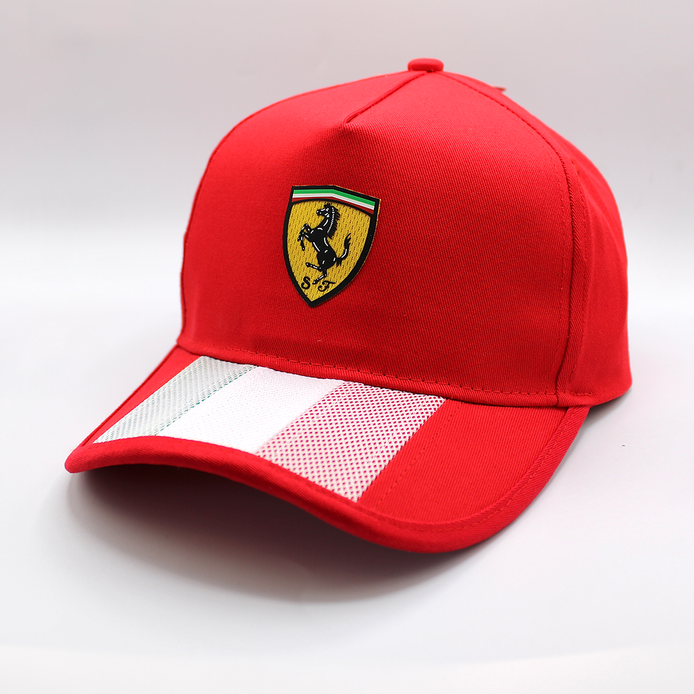 Scuderia Ferrari Team F1 Quilted Italy Flag Hat - Red
