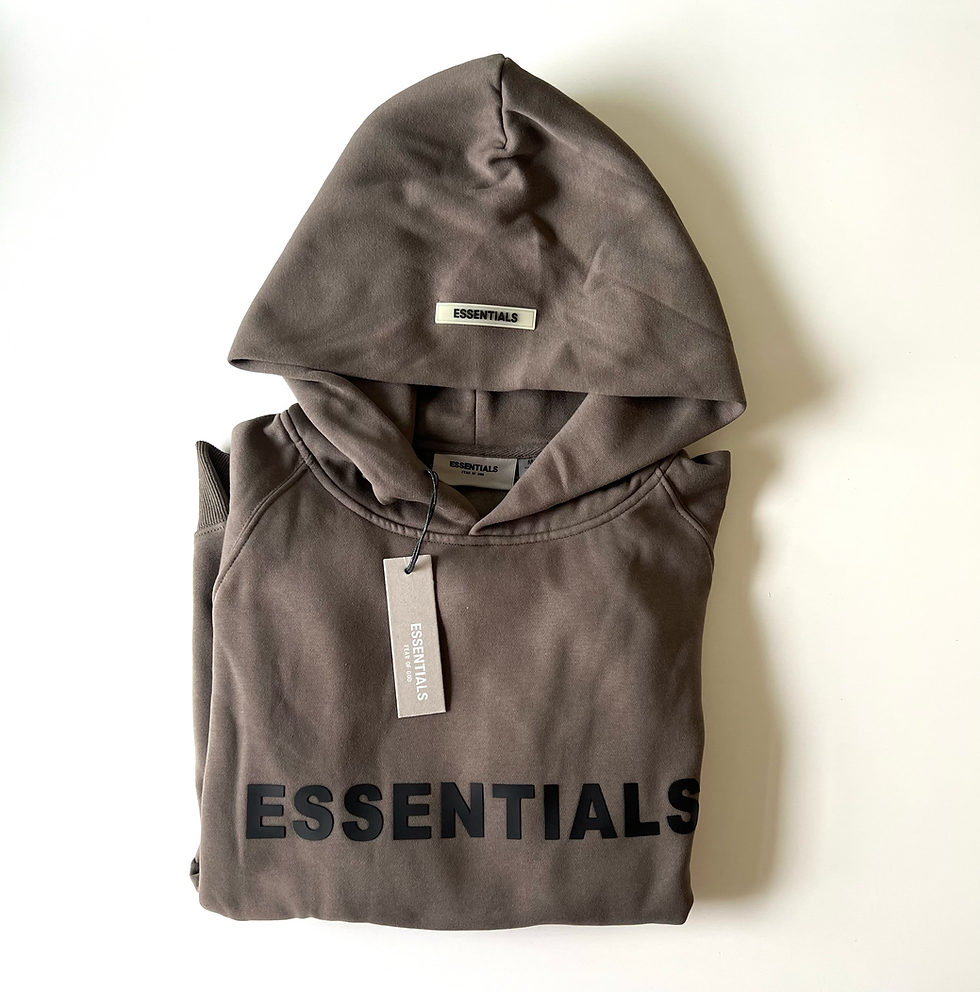 Thumbnail: Fear of God Essentials Oversize Hoodie Men's and Women's - Gray