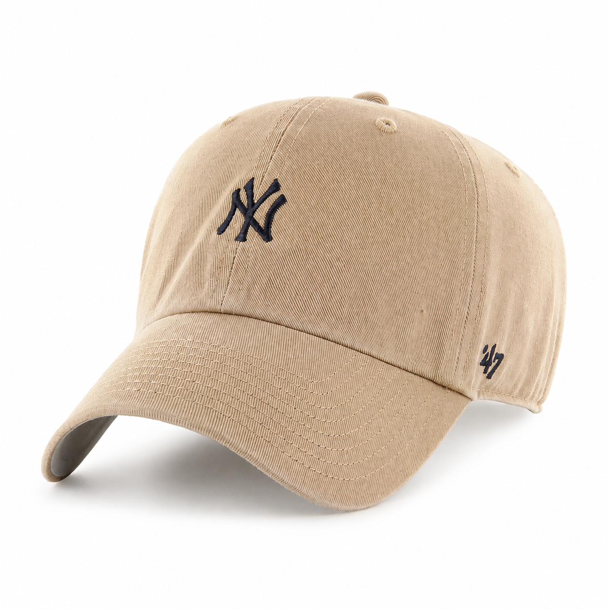 New York Yankees 47 Brand Cap Hat 47 MVP - Khaki/Black