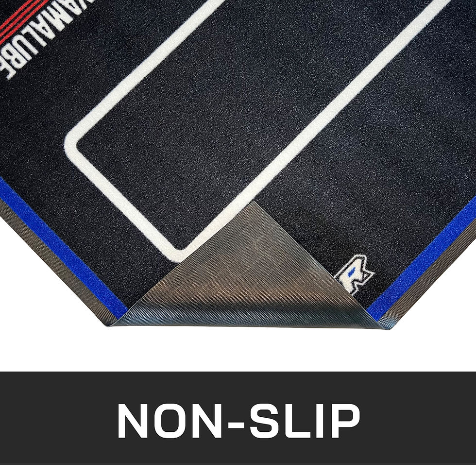 Thumbnail: Motorcycle Garage Floor Pit Mat Workshop Yamaha Black Size 78'