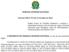 Atendendo a esquerda, TSE cria grupo para “tratar de combate à violência nas eleições”