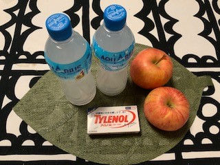 万全の準備で・・💉💊🍎