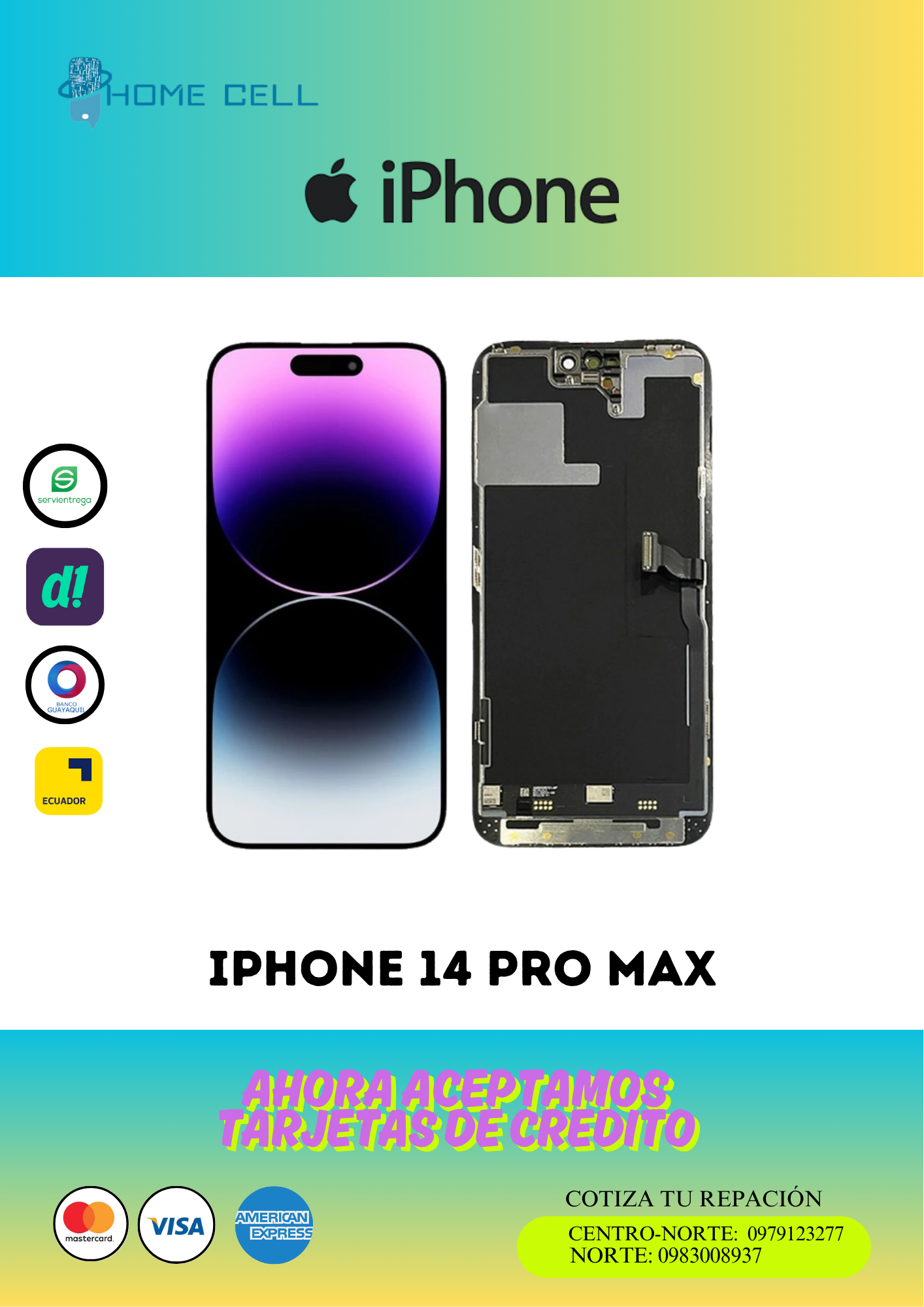 DISPLAY ORIGINAL IPHONE 14 PRO MAX PANTALLA TOUCH
