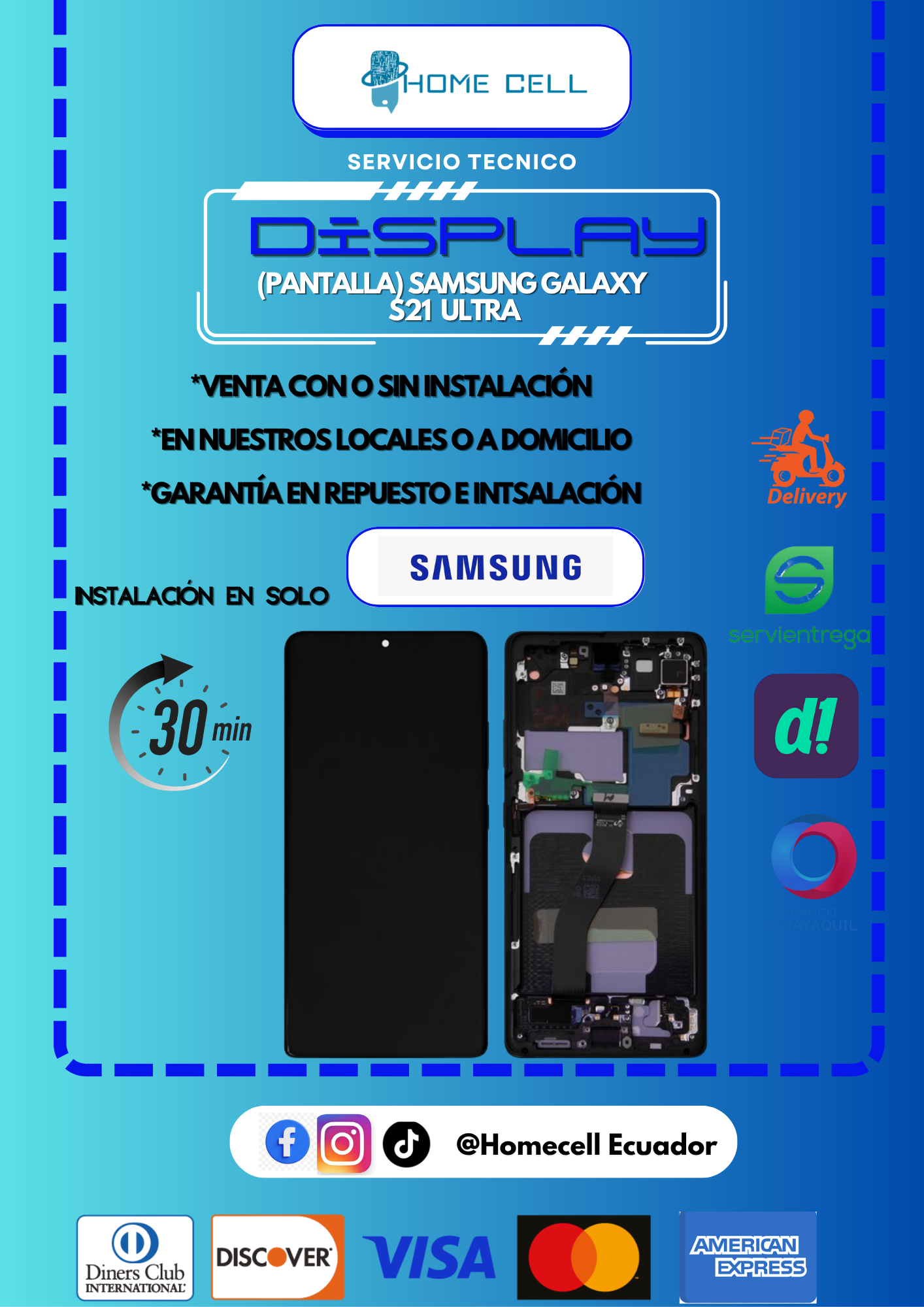 Display Samsung Galaxy S21 Ultra 5G Original Pantalla LCD Touch