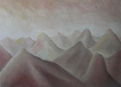Paysage, huile