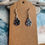 Thumbnail: Star stamped Teardrop Earrings
