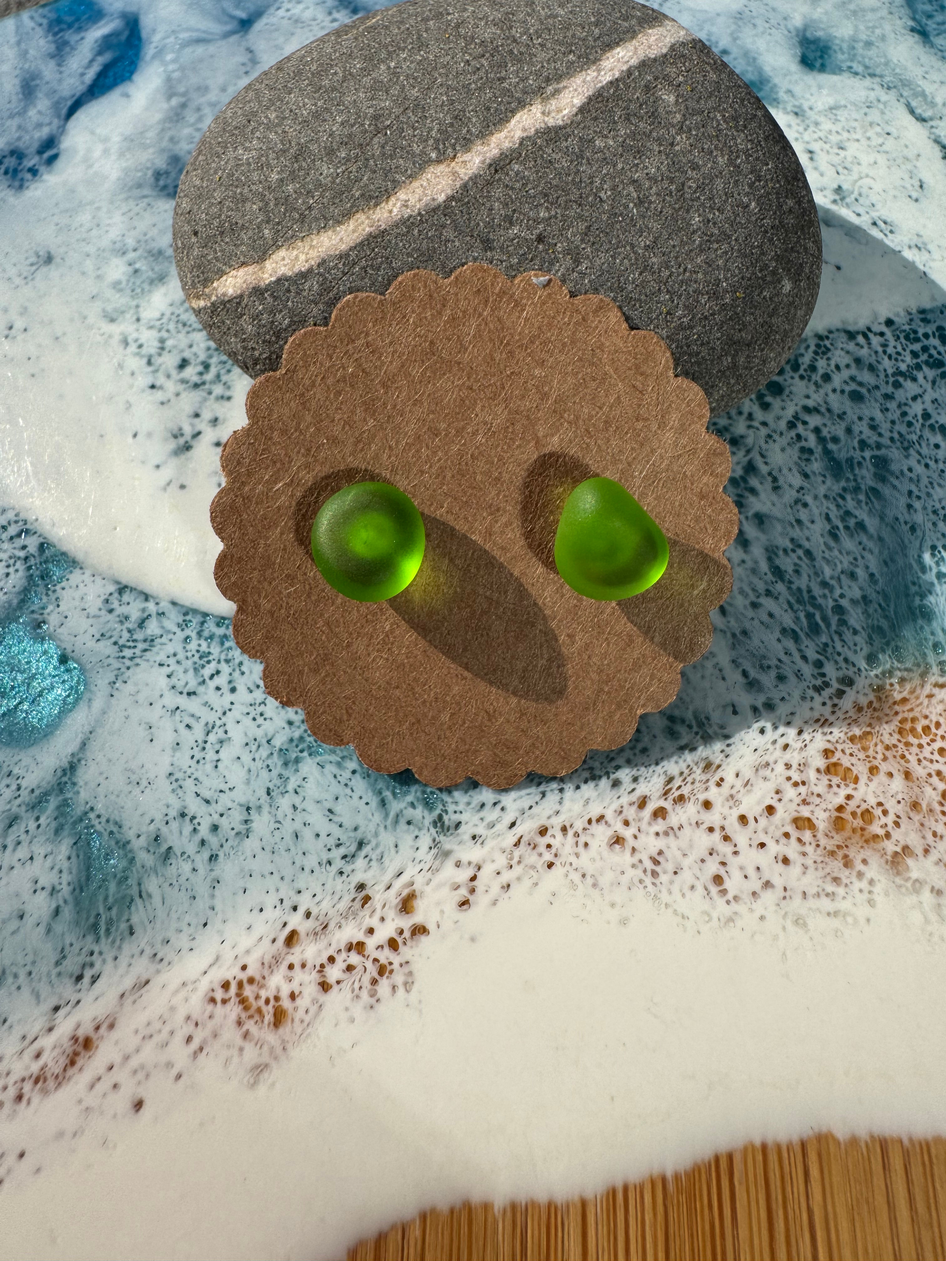 Seaglass  studs