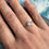 Thumbnail: Small blue lace agate ring, size L 1/2