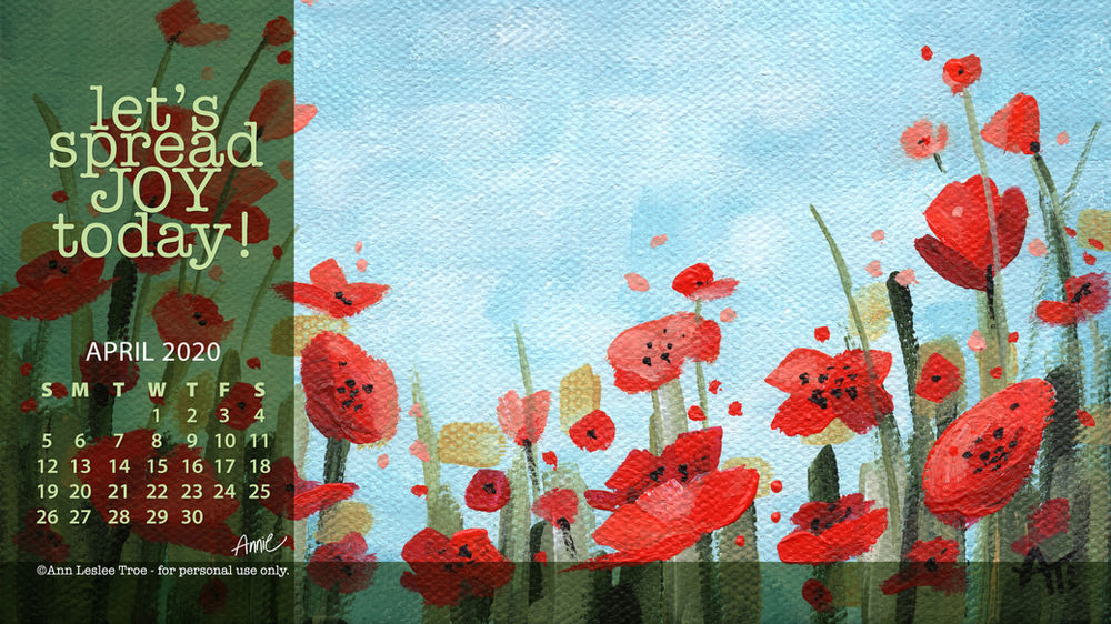 Free April 2020 Wallpaper!