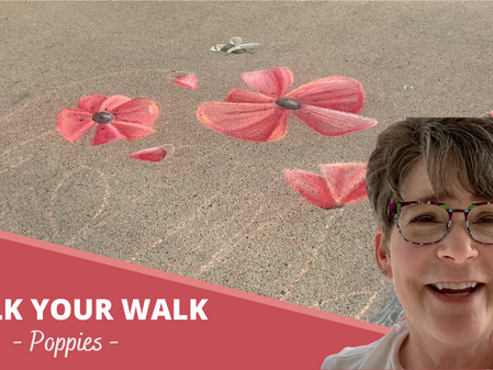 Chalk Your Walk! #6 - Poppies!