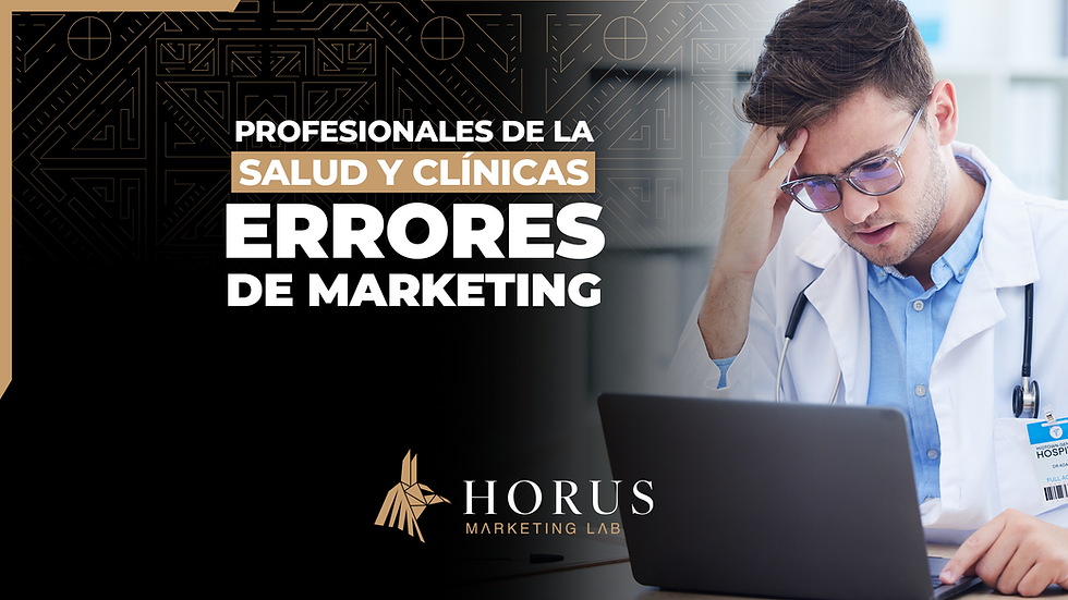 errores marketing profesionales salud
