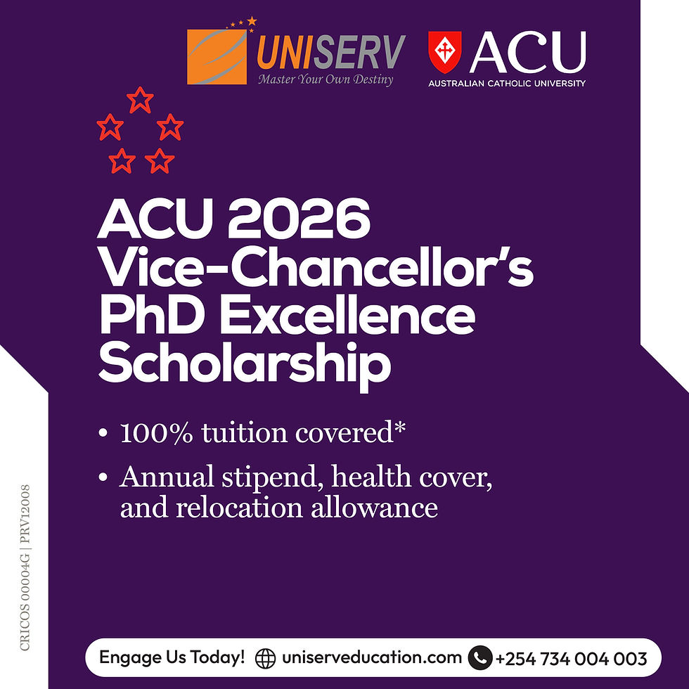 Study in Australia Catholic University: phD