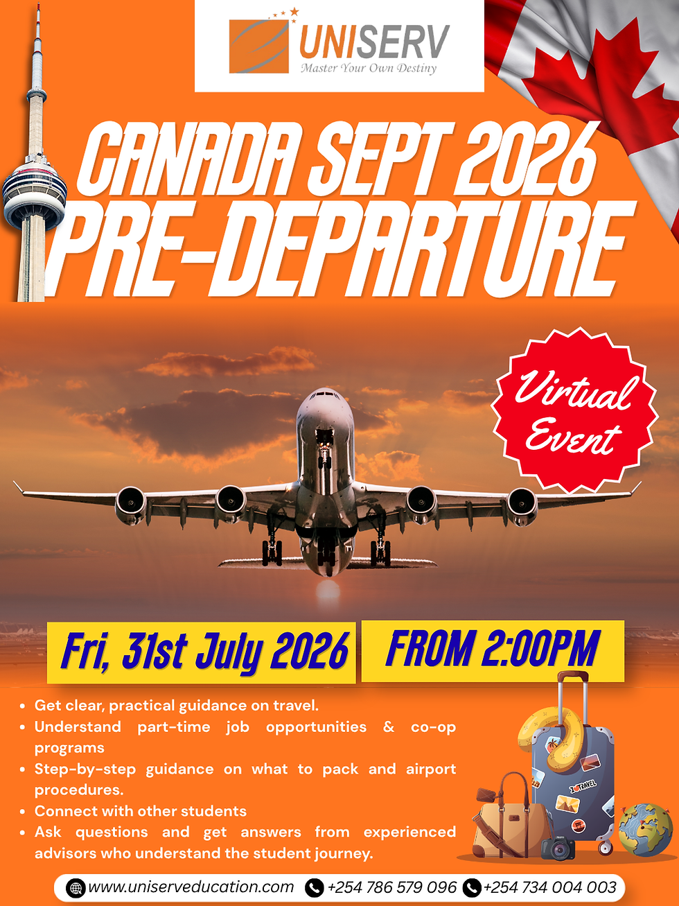 Canada Sept 2026 Pre-Departure Virtual Event