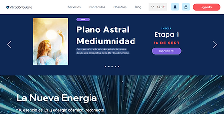 Vibracion Celeste Homepage