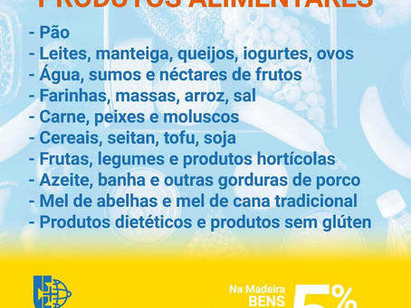 Governo lembra os bens que têm taxa reduzida do IVA; saiba quais