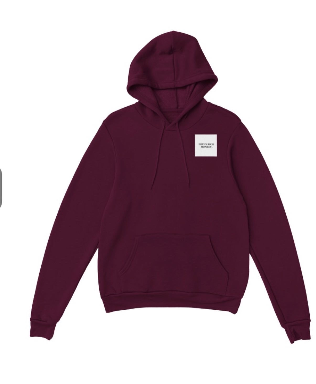 Filthy Rich Monkey hoodie (womens)