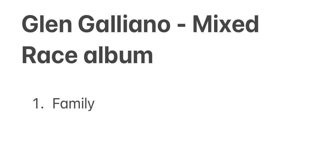 Gen Galliano - Mixed Race (Album)