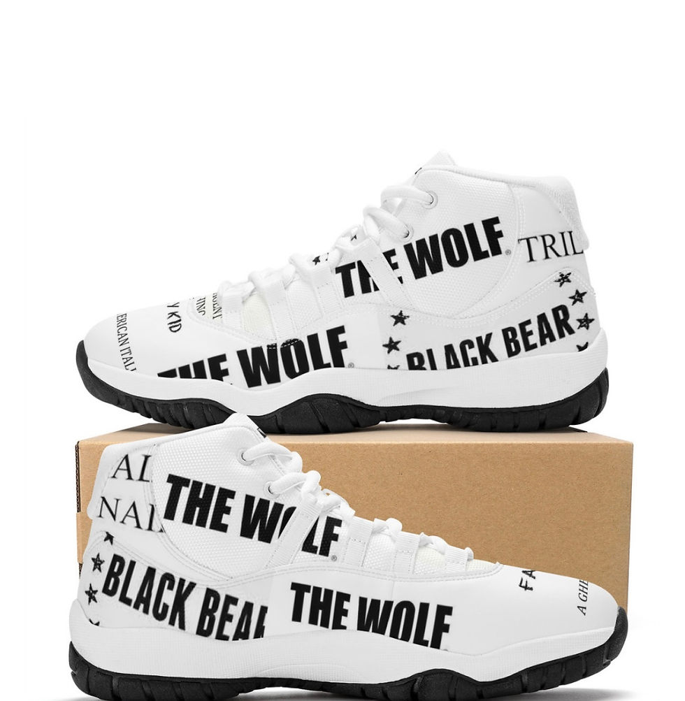 Thumbnail: via The Wolf sneaker x Black Bear Attire x Factory Kid