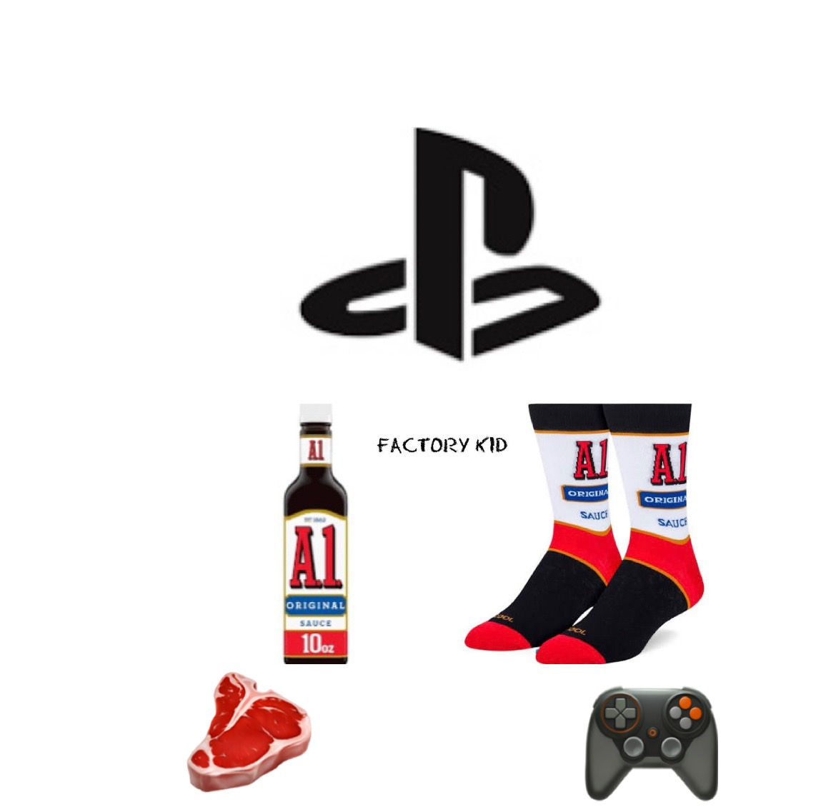 Factory Kid x Gaming x Steak via Factory Kid News 
